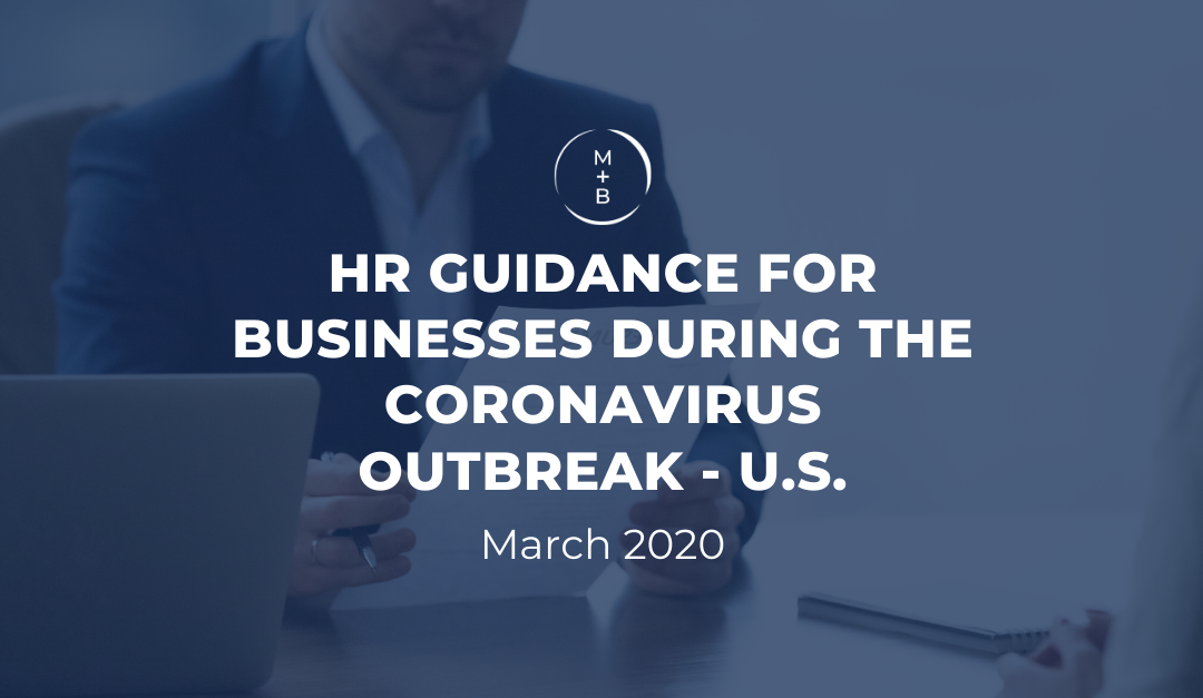 HR Guidance for Businesses During the Coronavirus Outbreak - US