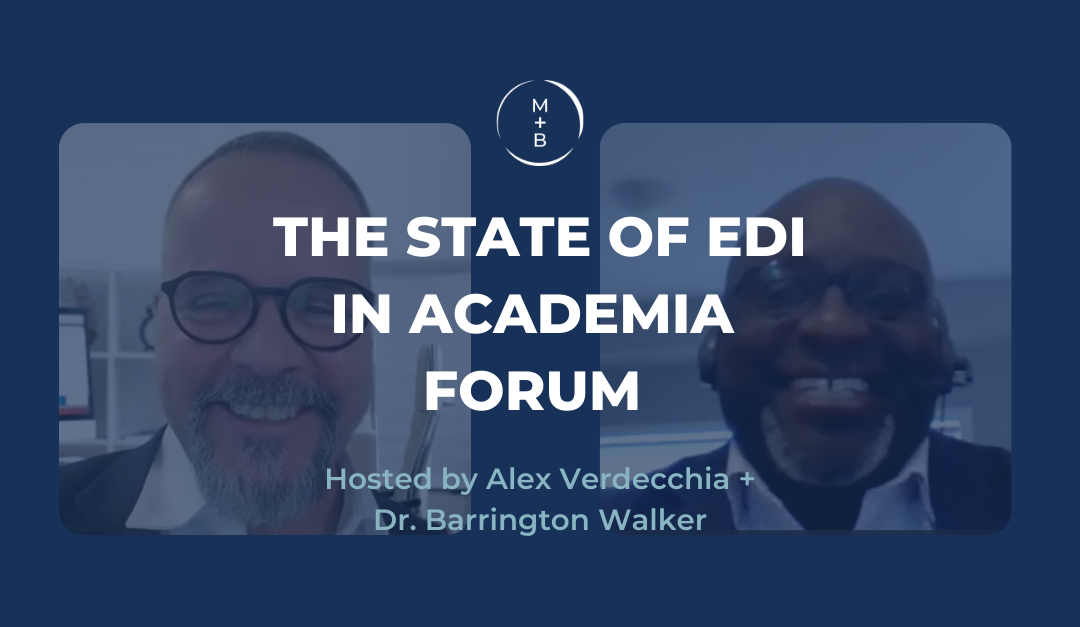 The State of EDI in Academia Forum