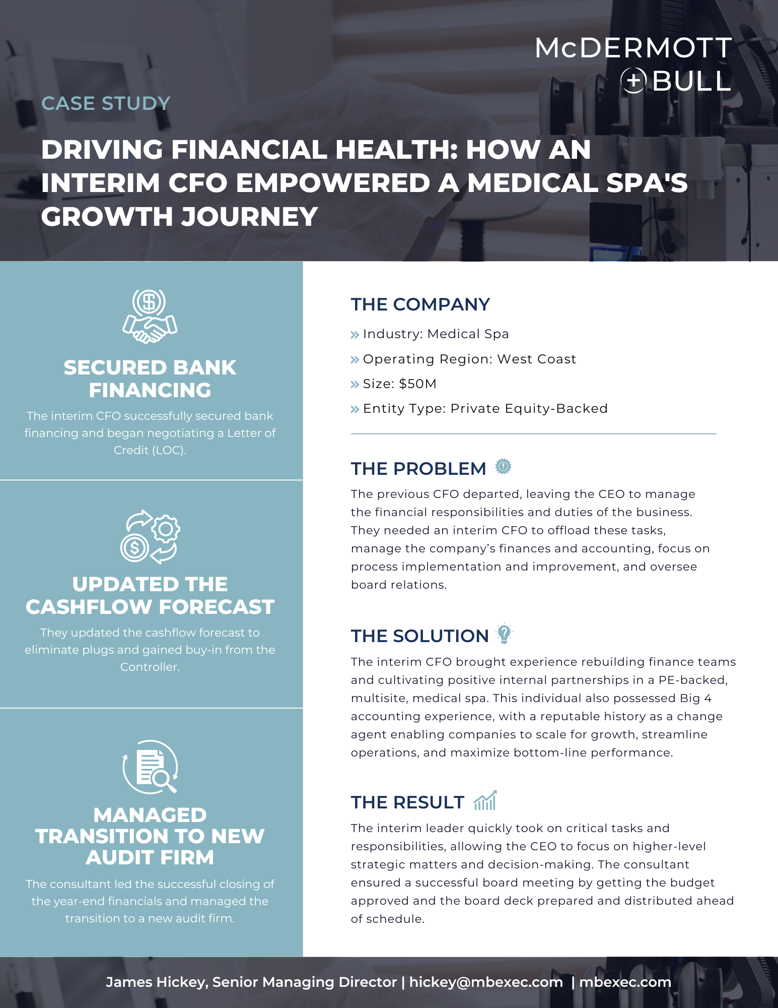 Driving Financial Health How an Interim CFO Empowered a Medical Spa's Growth Journey